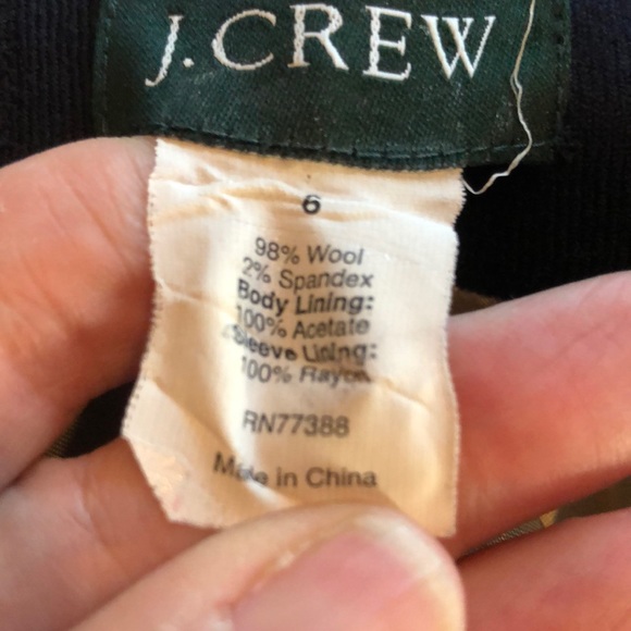 J. Crew 6 navy blazer - Picture 6 of 6